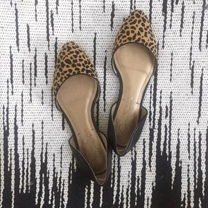 Printed Ponited-toe Flats